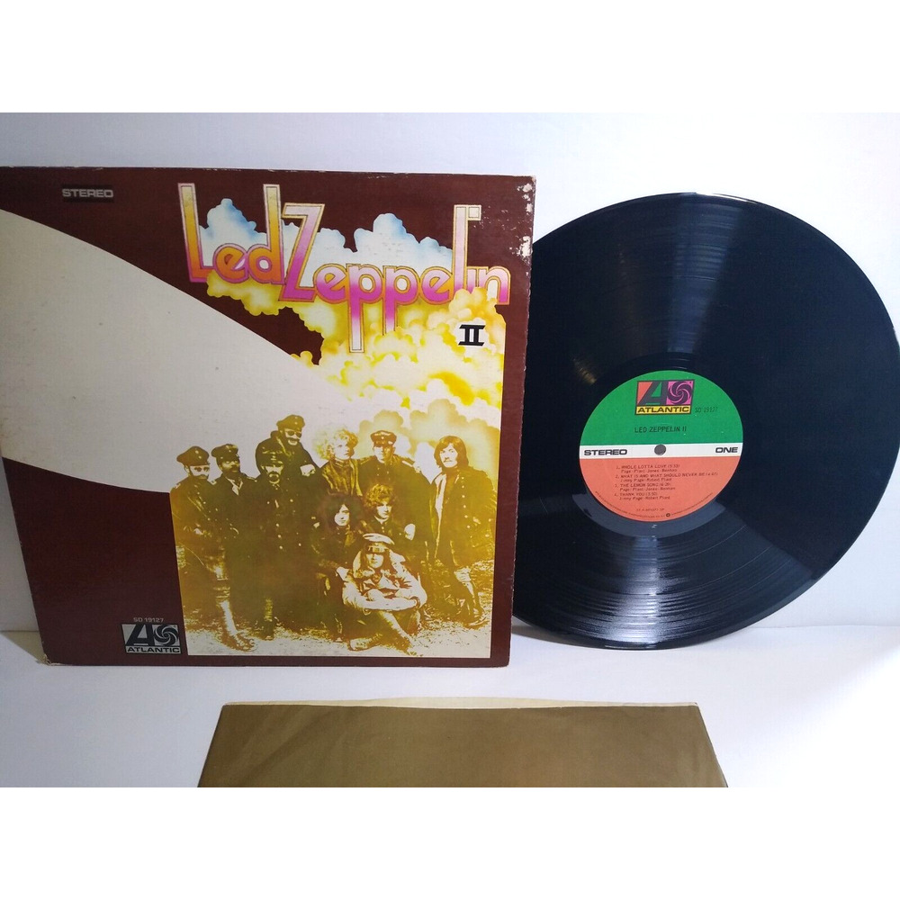 Led Zeppelin II Vinyl LP Record Album Classic Hard Rock 1977 Whole Lotta Love
